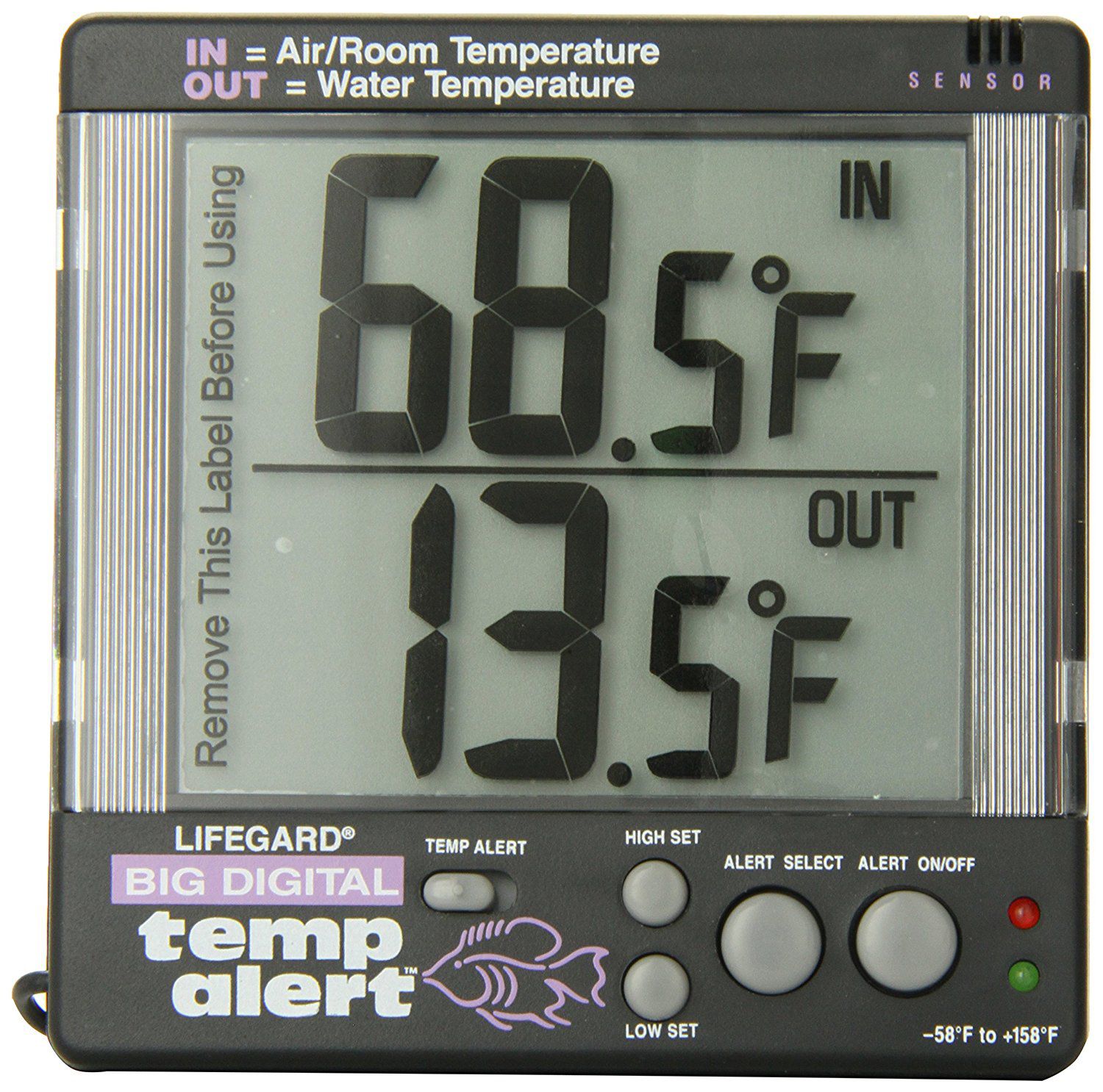 Thermomètre numérique d'aquarium